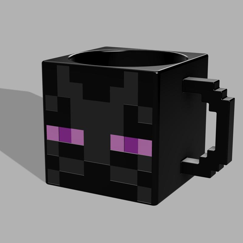 Minecraft enderman mug