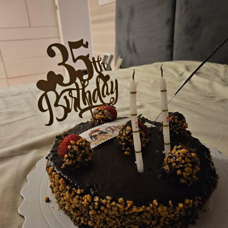 35th Birthday Cake Topper