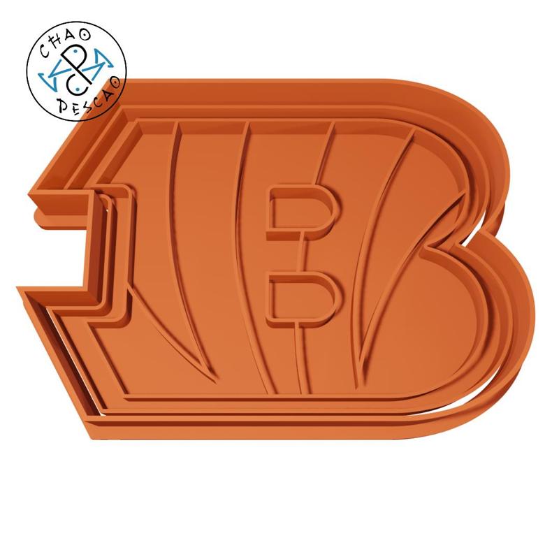 Cincinnati Bengals NFL - Cookie Cutter - Fondant - Polymer Clay