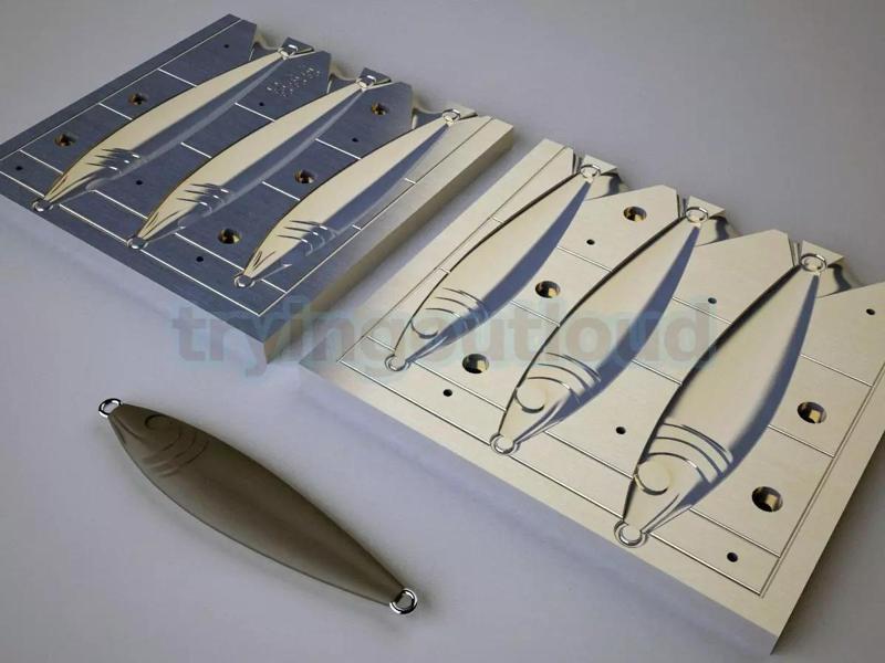 150-180-200 Gr Vintage Metallic Sardine Metal Jig Mold