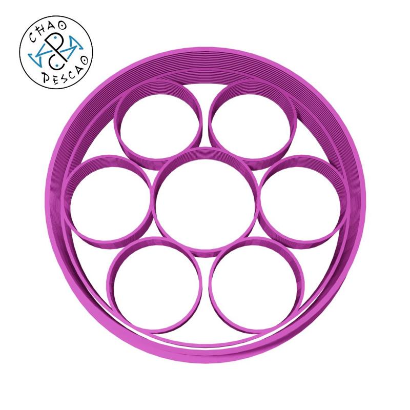 Flower - Pop It - Cookie Cutter - Fondant - Polymer Clay