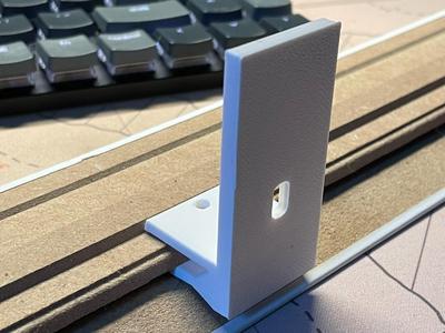 Curtain Rail Cover Bracket for Baseboards