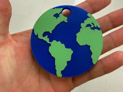 Earth Keychain