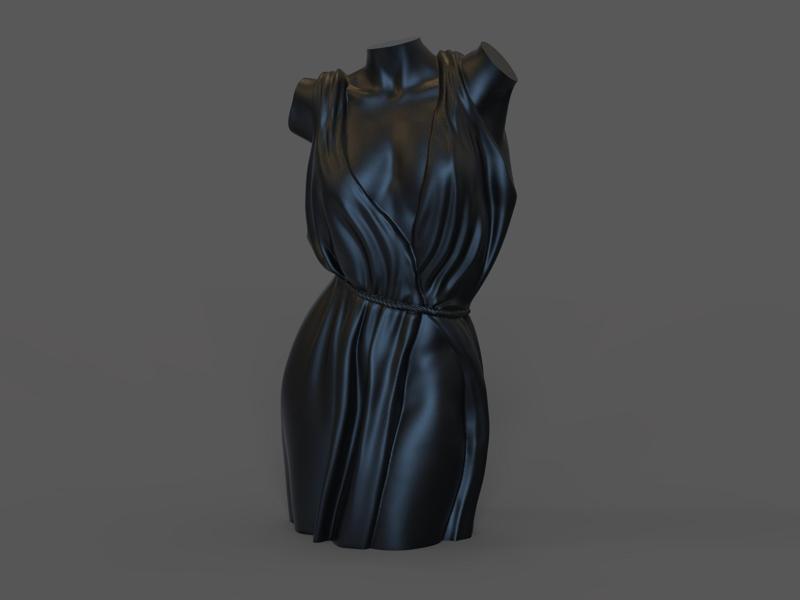 Sexy woman torso erotic for candle