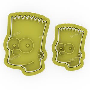 Bart Face Cookie Cutter - 5cm & 7cm