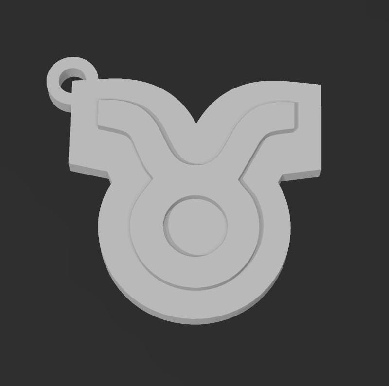 Taurus keychain necklace HD 7