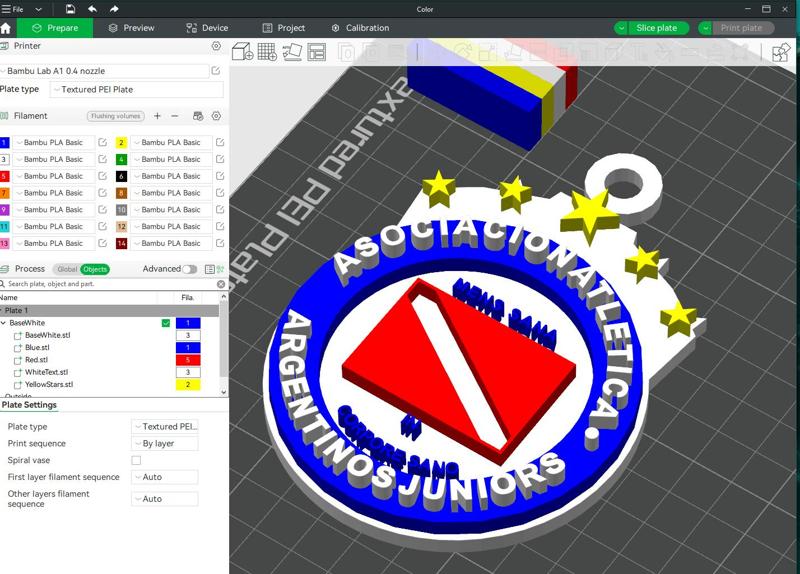 AFA Argentinos Juniors club Coaster necklace and keychain Color Printable