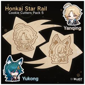 Honkai Star Rail Cookie Cutters Pack 5