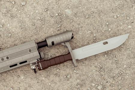 Bayonet prop for the laser rifle.