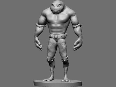 Battletoad humanoid