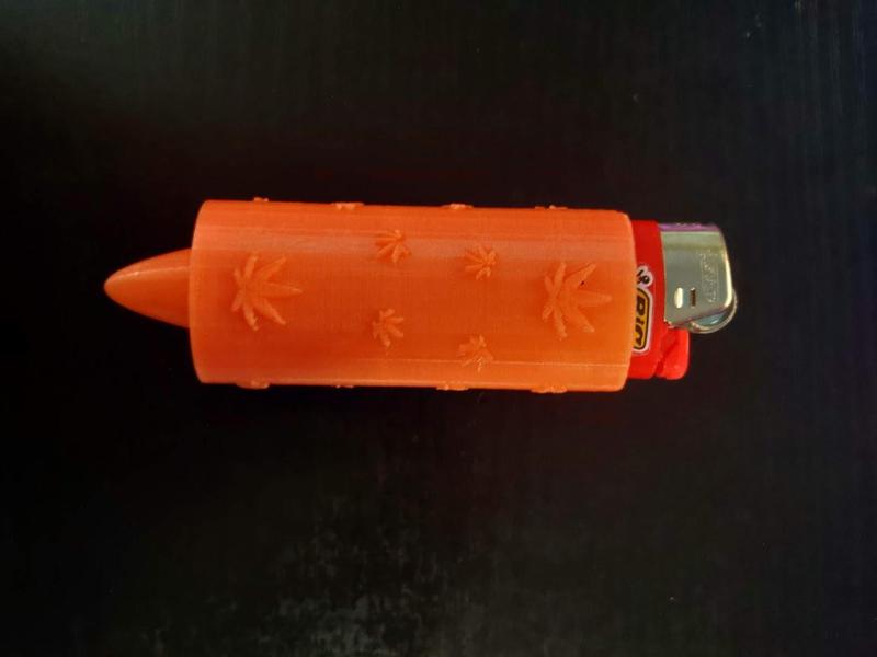 Pot leaf lighter case 2.0