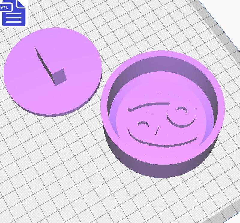 2pc Cancer Bath Bomb Press Mold