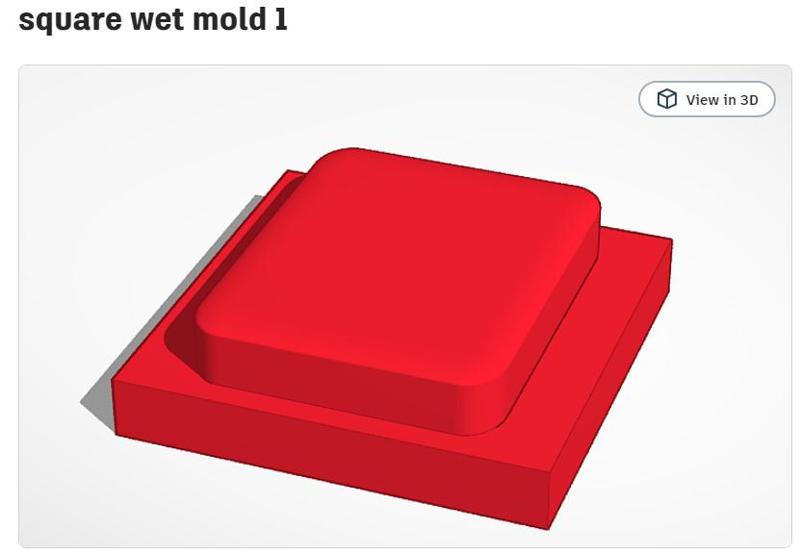 Leather Wet Mold (Square)