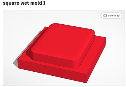 Leather Wet Mold (Square)