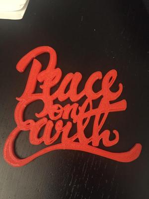 Peace on Earth Ornament