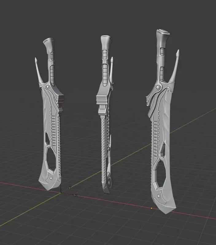 RAN ONLINE - TREASURE BLADE - 5 FT - FOR COSPLAY AND MINIATURE