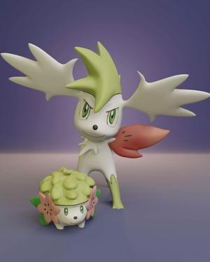 Pokemon - Shaymin both forms