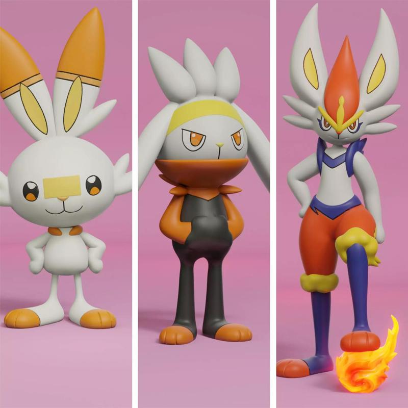 pokemon scorbunny evolution pack