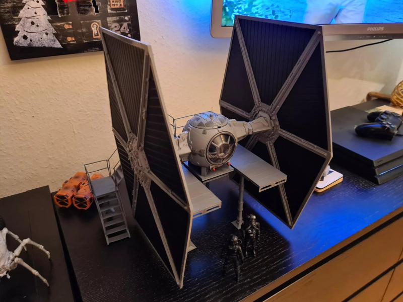 Hasbro TVC Tie Fighter Gantry Platform as seen in Squadrons
