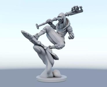 ekko firelight arcane League of Legends 3D print model