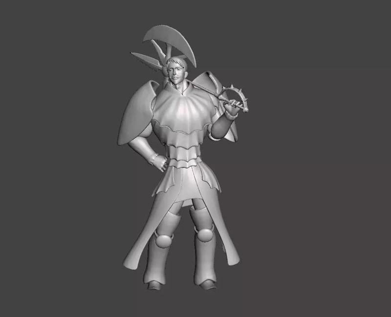 Escanor Armor 3D Model