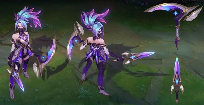 LOL - Star Guardian Akali Kama and Kunai - League Of Legends