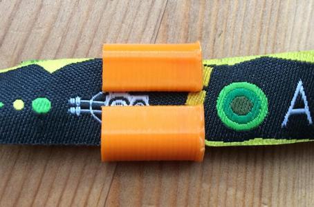 Festival or concert wristband clip