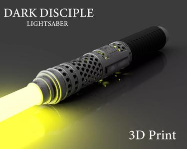 Dark Disciple Asajj Ventress Lightsaber - 3D printable