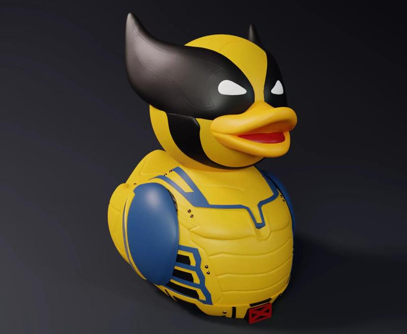 Cute Wolverine Rubber Duck