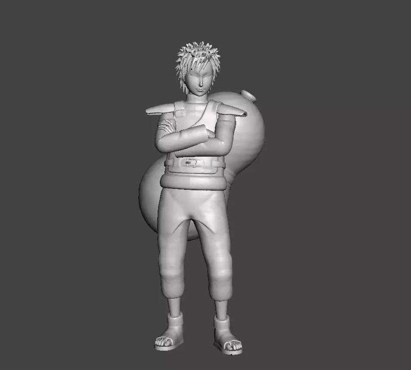 Gaara at Great Ninja War 3D Model