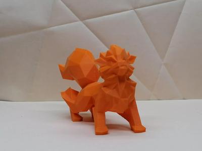 Arcanine Low Poly Pokemon