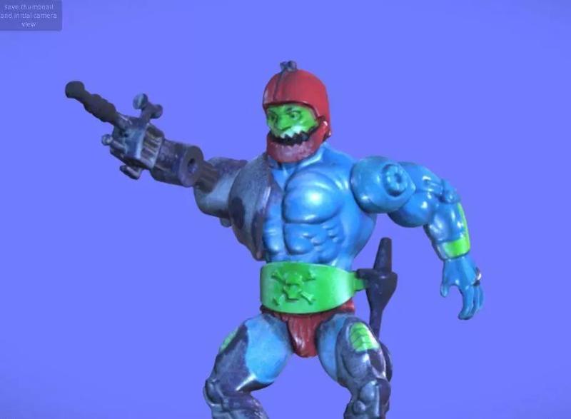 80s MOTU TRAPJAW FIGURE - 3D SCAN
