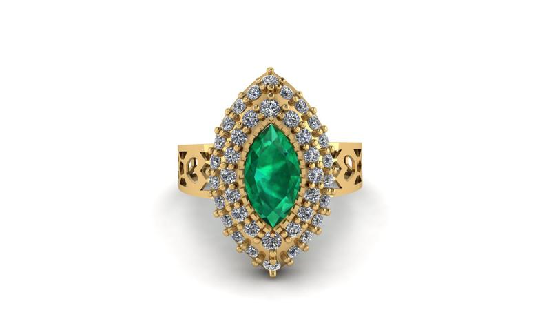 classic royal ring 3d printable model