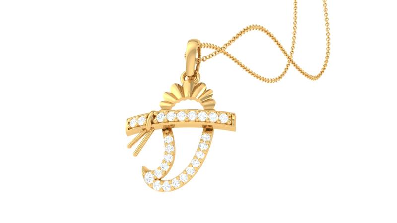 Gold and Diamond Pendant (61)