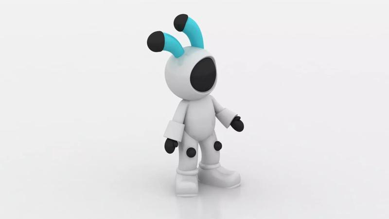 3D alien astronaut toy 3D printable model