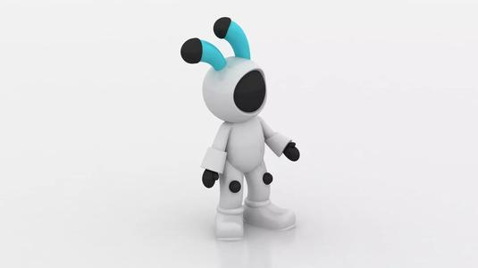 3D alien astronaut toy 3D printable model