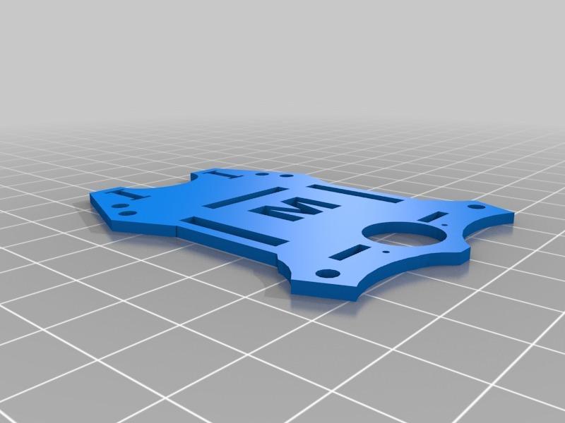 xhover 200b 210 miniquad x frame top plate 