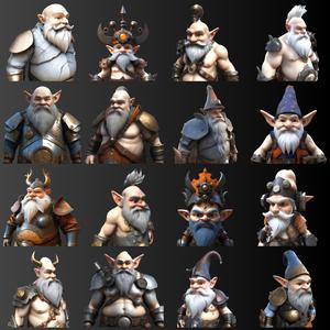 Dwarven Warriors Ultimate Collection: Fantasy Character Models