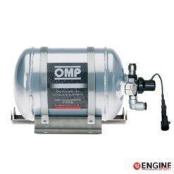 Fixed CO2 fire extinguisher for race cars.