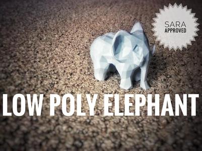 Low Poly Elephant