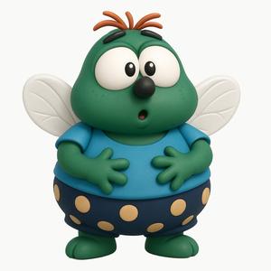 Round Fly Character