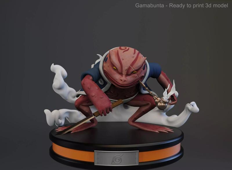 Gamabunta Naruto - Ready to print 3d model