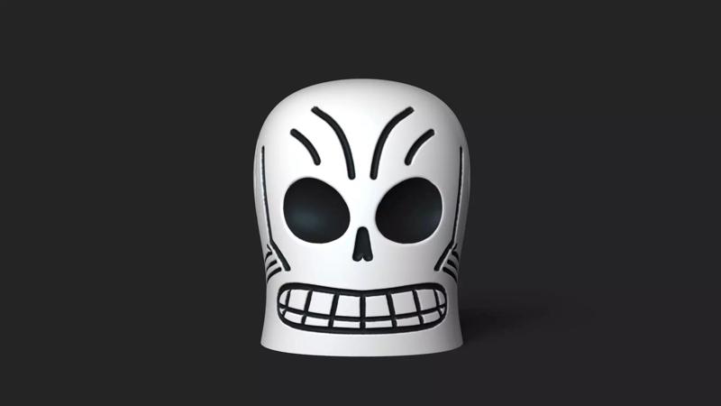 Domino Hurley - Grim Fandango Decorative - KeyChain