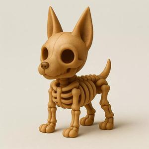 Doberman Minimalist Skeletal toy