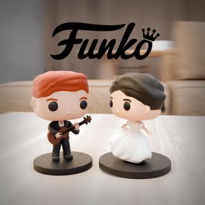 FUNKO POP PACK FIANCE GUITAR AND WIFE