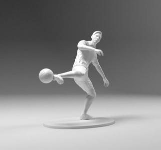 Footballer 03 Footstrike 04 Stl