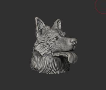 GERMAN SHEPHERD KEYCHAIN