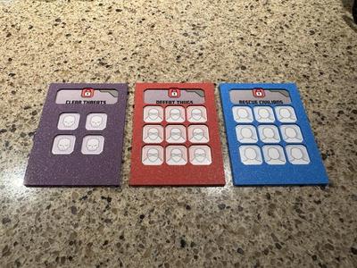 Marvel United Mission Objective Card Holders