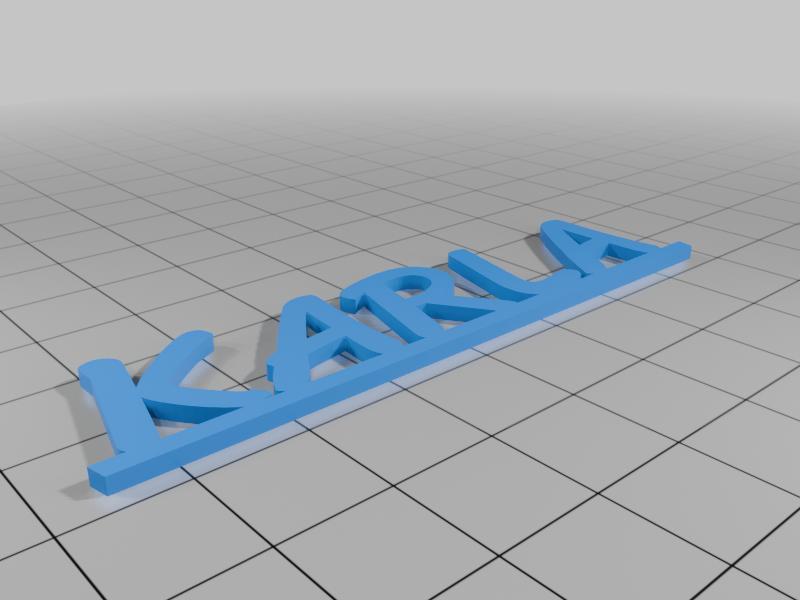 KARLA Christmas Name Ornament