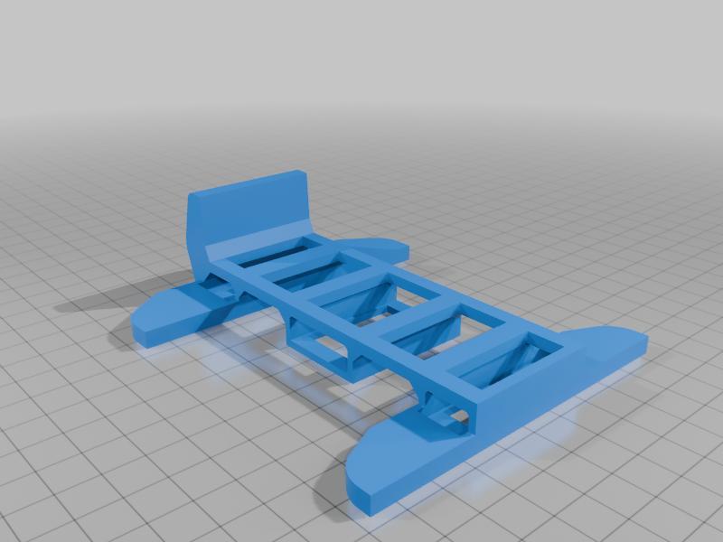 Landing Skid Pad for the Frelon Y6 (or Y4) 5-6 inch (LIGHT VERSION WITH ARMS) V4.1